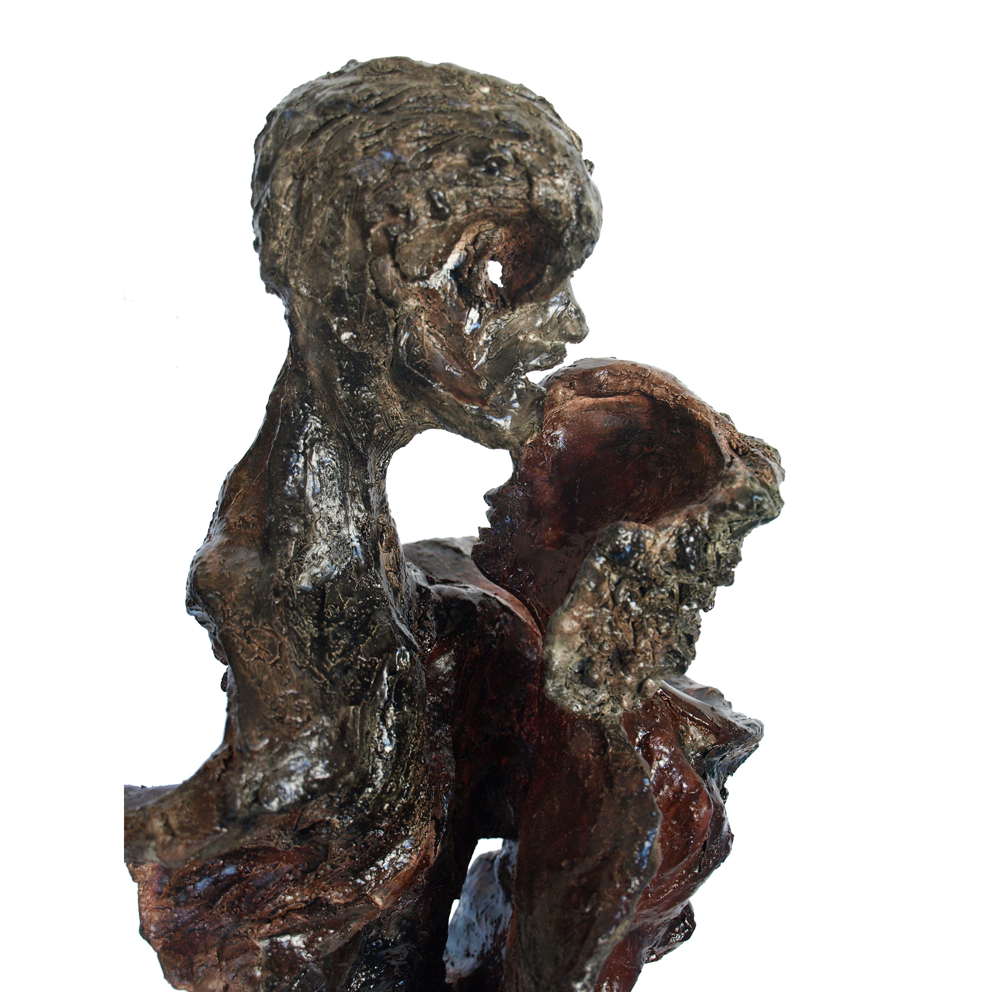Evanescence - Escultura / Sculpture. Medium: Terracotta and cold glaze, Year: 2013. — Estela Currao.